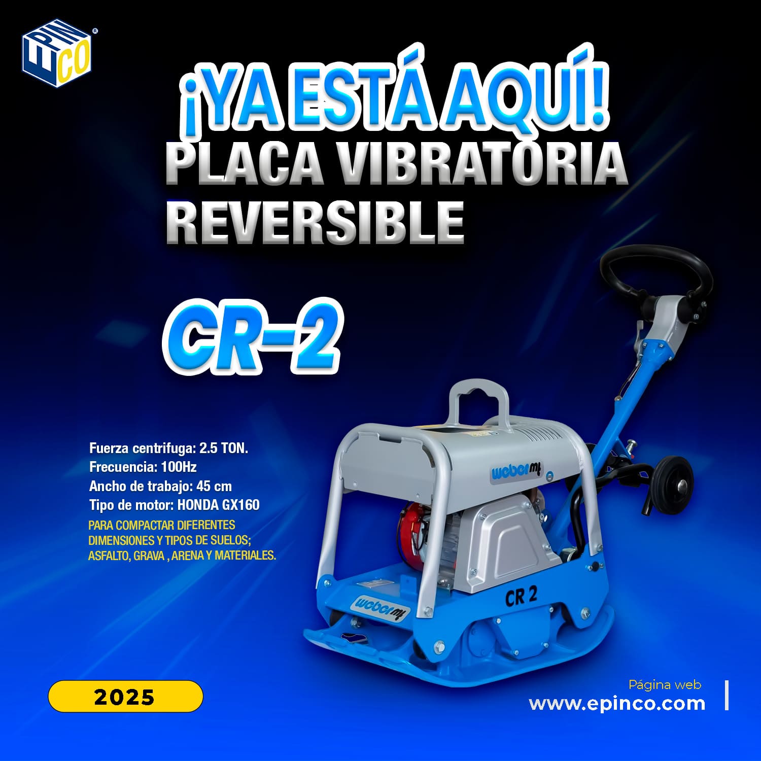 CR-2 EQUIPO NUEVO  2025 