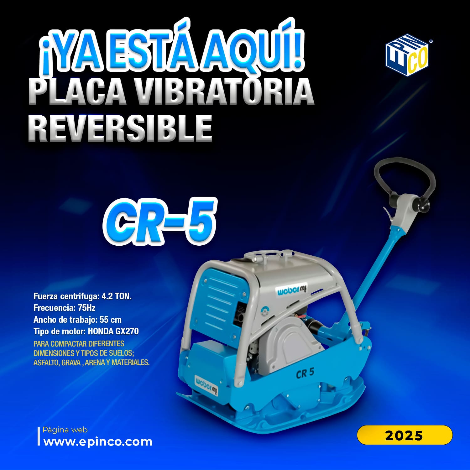 CR-5ll EQUIPO NUEVO 2025